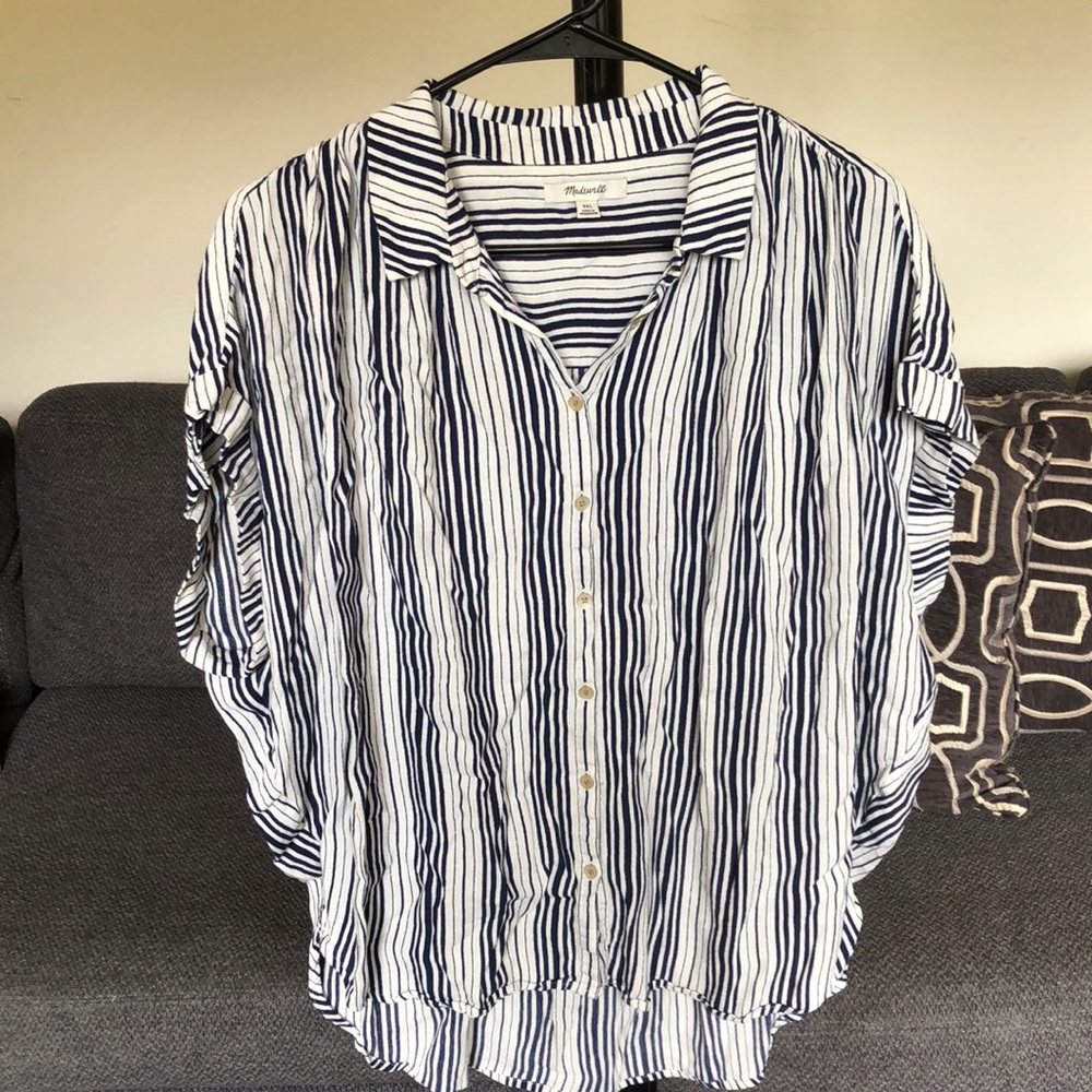 Madewell striped blouse